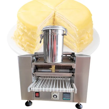 Plne Automatické Obchodné Tisíc Layer Cake Stroj Na Výrobu Mini Mango Durian Spring Rolls Pokožky Tortu Tvárniacich Strojov