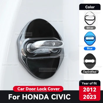 Pre HONDA CIVIC 2012-2023 2022 Auto Door Lock ochranný Kryt z Nerezovej Ocele Auto Interiérom Dekorácie, Doplnky